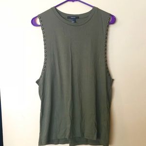 Olive Green Tank Top